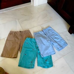Bundle three pairs of Vineyard Vines used shorts size 10